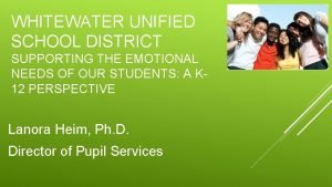 Whitewater unified school district