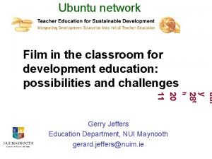 How to apply ubuntu in the classroom