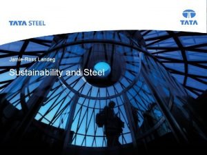 Presentation title change View Header Footer Tata Steel