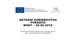 SETKN KARIROVCH PORADC MOST 26 09 2018 Implementace