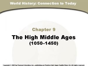 World History Connection to Today Chapter 9 Section