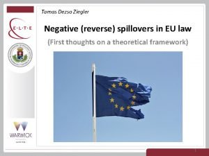 Tamas Dezso Ziegler Negative reverse spillovers in EU