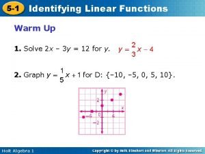 5-1 identifying linear functions answer key
