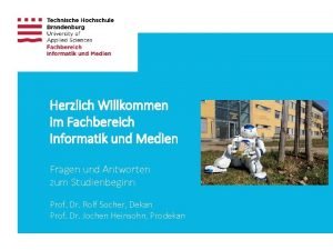 Prüfungsamt th brandenburg