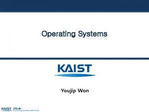 Operating Systems Youjip Won 15 Address Translation Youjip