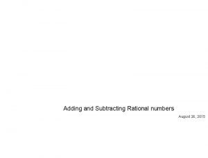 Subtracting rational numbers worksheet