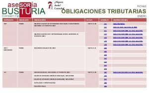 Alguna duda Consulta FICHAS OBLIGACIONES TRIBUTARIAS ENERO IMPUESTO