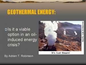 Geothermal pro and cons