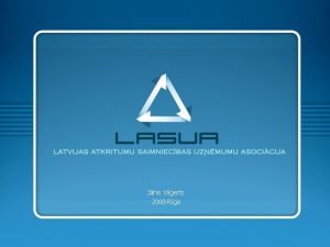 Jnis Vilgerts 2008 Rga Latvijas atkritumu saimniecbas uzmumu