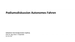 Autonomes fahren wikipedia