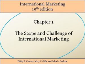 Infrequent foreign marketing example