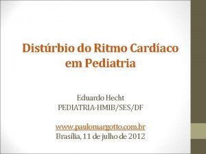 Frequencia cardiaca pediatria