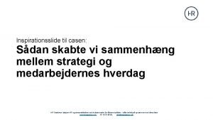 Strategi og handlingsplan skabelon