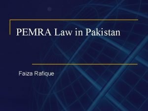 Pemra cable tv licence fee