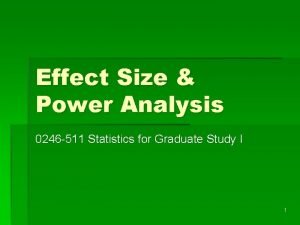 What is power of study in statistics
