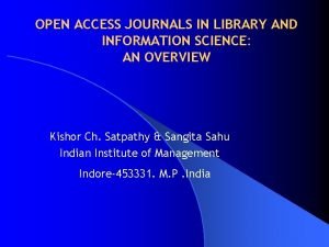 Open access library