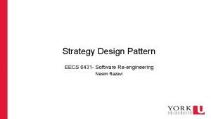 Strategy pattern sequence diagram