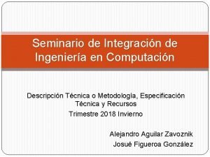 Descripcion tecnica