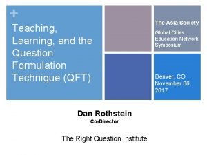 Question formulation technique