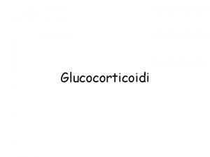 Glucocorticoidi IL1 IL2 IL3 TNF Sistema immunitario Linfociti