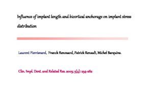Bicortical anchorage