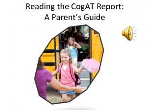 Cogat score interpretation guide