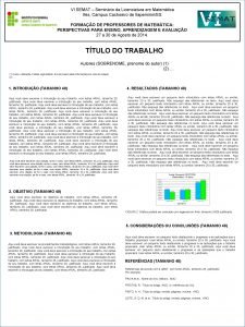 VI SEMAT Seminrio da Licenciatura em Matemtica Ifes