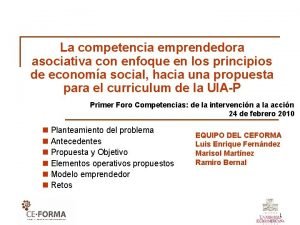 Competencia emprendedora definicion