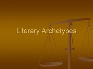 Archetype literary term