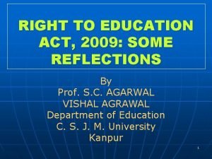 Right to education conclusion