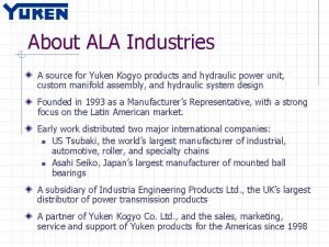 Ala industries limited