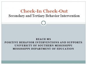 Pbis check in check out Pbis check in check out