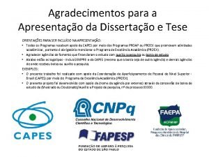 Agradecimentos tese exemplos Agradecimentos tese exemplos