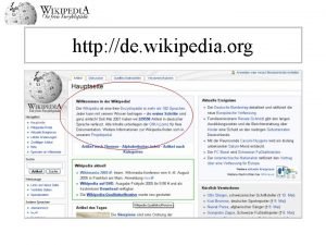 Wikipedia deutschland