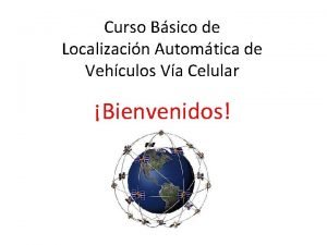 Curso Bsico de Localizacin Automtica de Vehculos Va