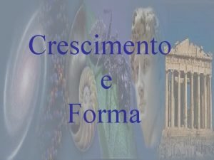 Crescimento e Forma Introduo J alguma vez paraste