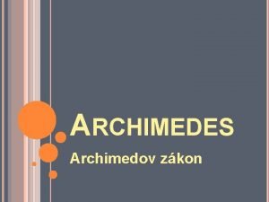 Archimedes archimedes