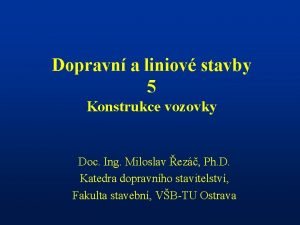 Vrstvy vozovky