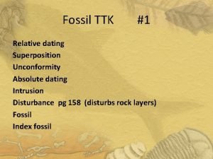 Rock layers and fossils worksheet