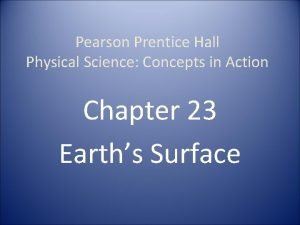 Pearson Prentice Hall Physical Science Concepts in Action