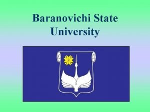 Baranovichi state university