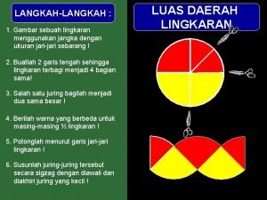 Gambar lingkaran dengan menggunakan jangka