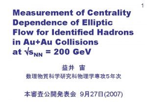 Measurement of Centrality Dependence of Elliptic Flow for