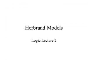 Herbrand model