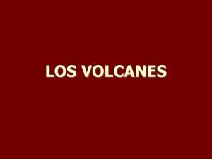 Erupciones volcanicas