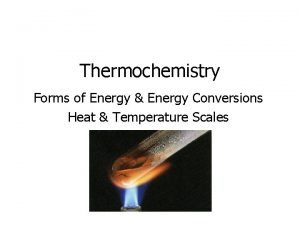 Thermochemistry intro and joule conversions