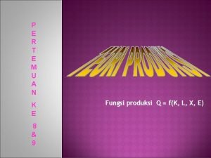 Isocost dan isoquant