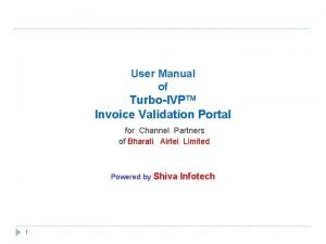 Turbo ivp portal