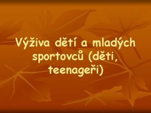 Viva dt a mladch sportovc dti teenagei Viva