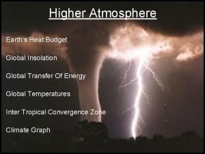 Higher Atmosphere Earths Heat Budget Global Insolation Global